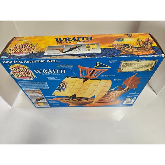 Pirates of Dark Water Wraith Attack Ship NIB Factory Sealed with action figures - Picture 10 of 11